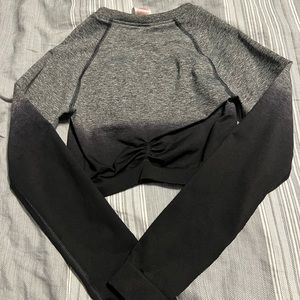 Gymshark crop top. Ombre. Size small